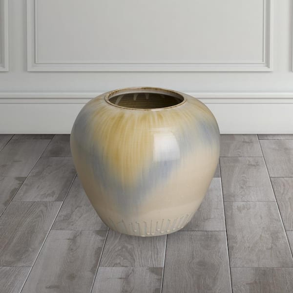 Emissary 19 in. Wide Falling Rain Ceramic Vase