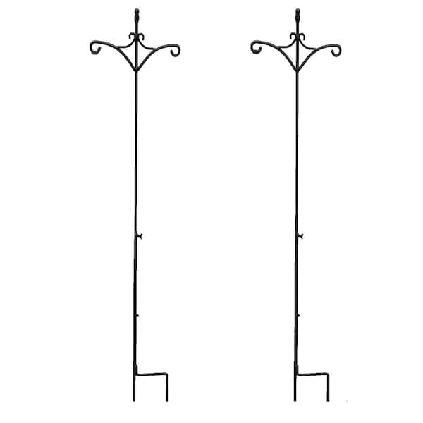 Ashman Online 91 in. Shepherds Hook Metal 2 Sided KD Small (2-Pack)