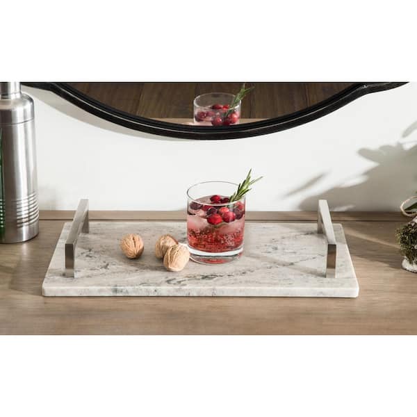 Kate and Laurel Graycott Brown Decorative Tray