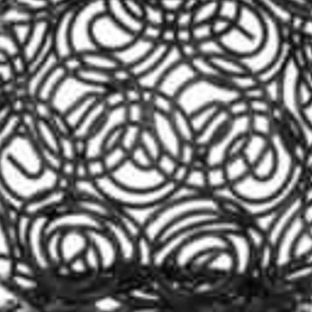Leila Black Iron Wire Novelty Accent Table