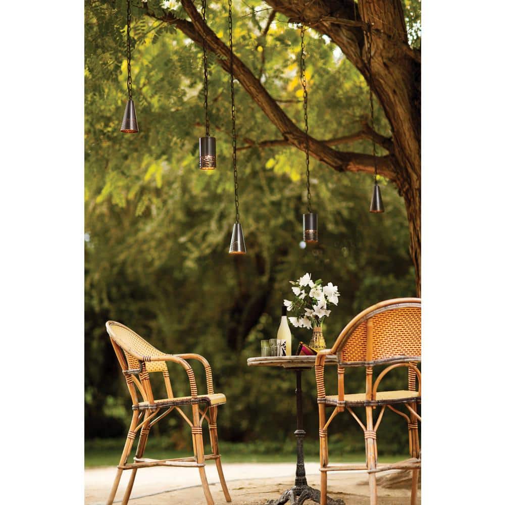 Bronze Aluminum LED Indoor/Outdoor Pendant Light