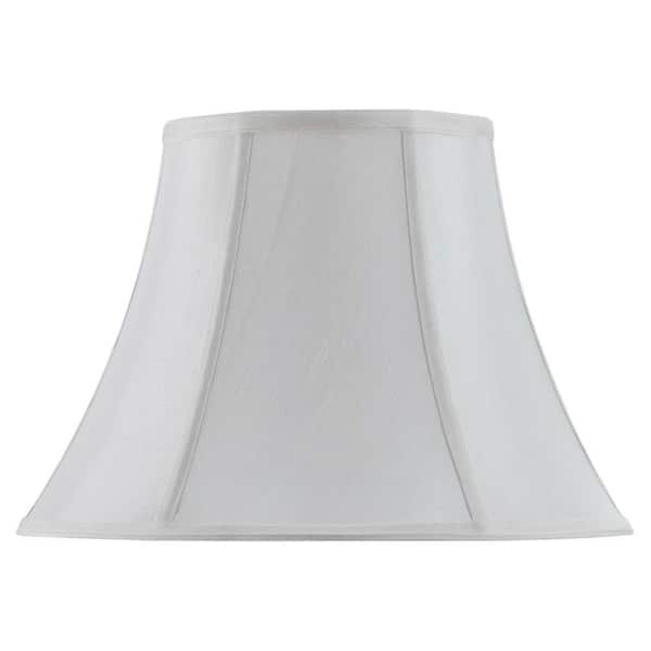 Cal Lighting 18 In White Vertical, White Lamp Shades At Home Depot