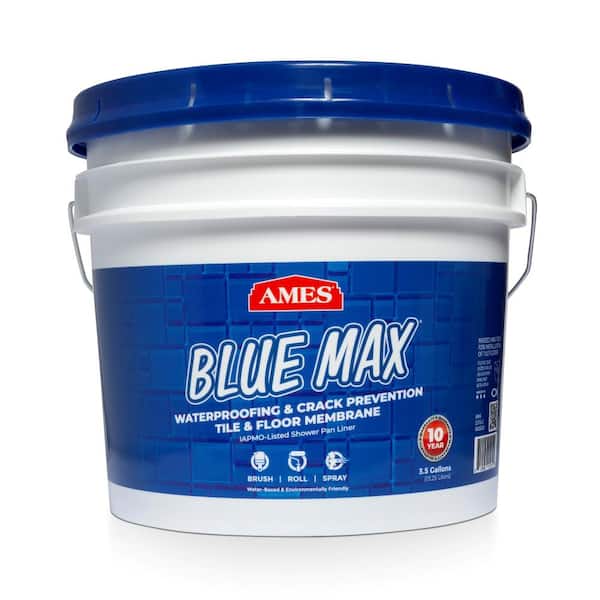 Ames Blue Max 3.5 Gal. Waterproofing Plus Crack Prevention Tile and Floor Membrane Adhesive