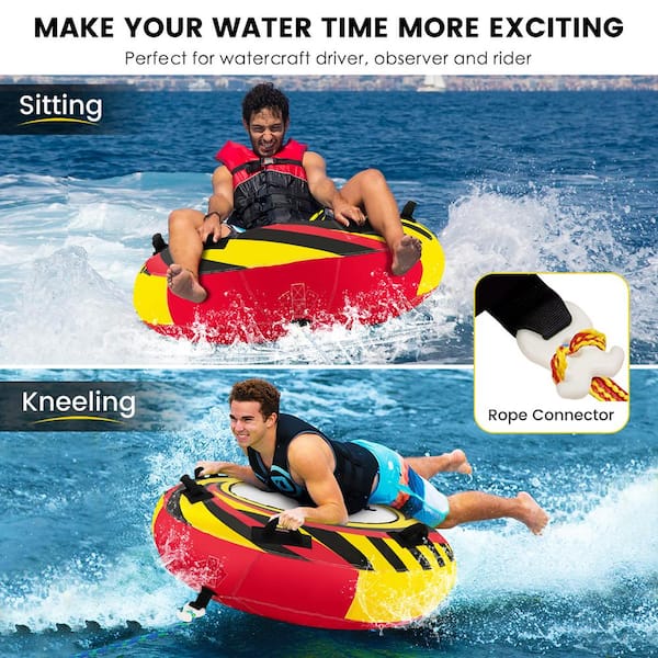 Inflatable towable hot sale tube