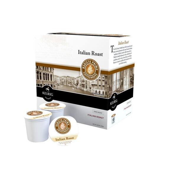 Barista Prima Coffeehouse Italian Roast Blend (108 K-Cups per Case)