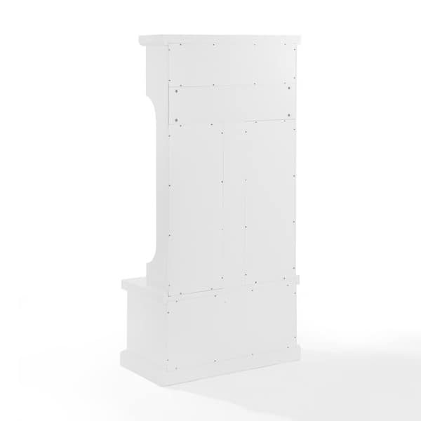 CROSLEY FURNITURE Shoreline White Hall Tree CF6030-WH