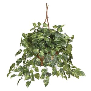 Artificial Pothos Hanging Basket Silk Plant