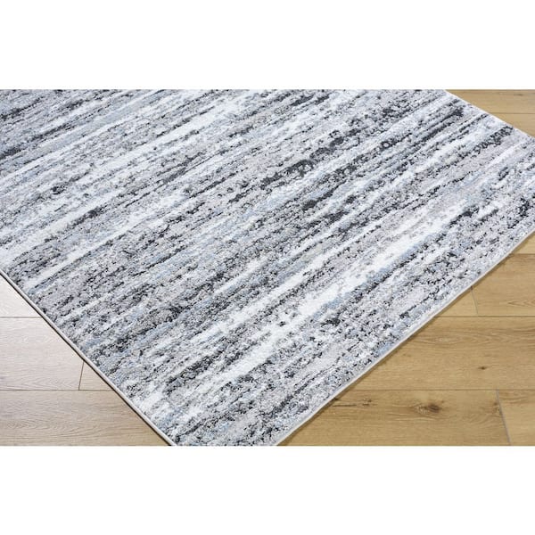 Andorra Plus Black/Grey 8 ft. x 10 ft. Modern Indoor Area Rug