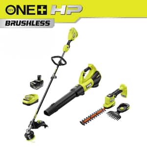 RYOBI ONE+ HP 18V Brushless Cordless 15 in. String Trimmer & 130