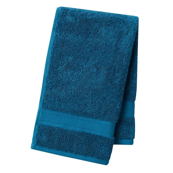 CANNON 100% Cotton Low Twist Hand Towels (16 in. L x 28 in. W), 550 GSM,  Highly Absorbent, Super Soft (2-Pack, Peacock Blue) MSI017900 - The Home  Depot