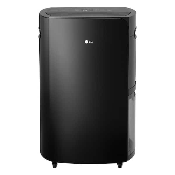 LG - PuriCare 50-Pint Dehumidifier with Clear Bucket with Handle