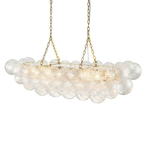 Bonheur　0127 Basden Medium Single Tier Chandelier in Antique-Burnished