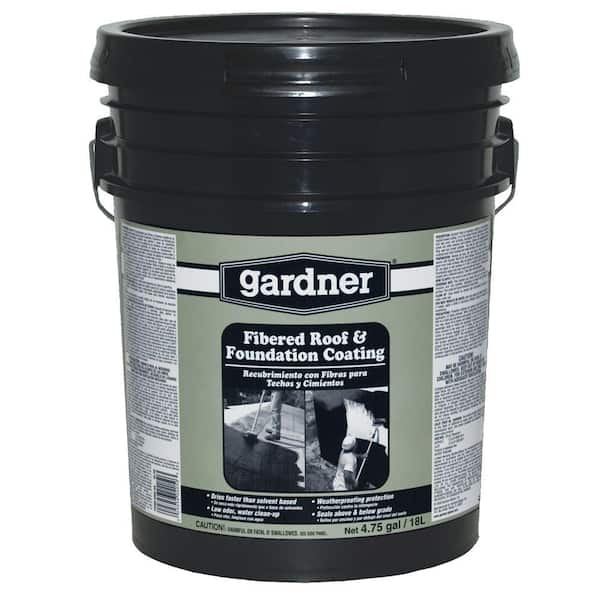 Gardner 4.75-Gal. Roof & Foundation Coating Low VOC-DISCONTINUED