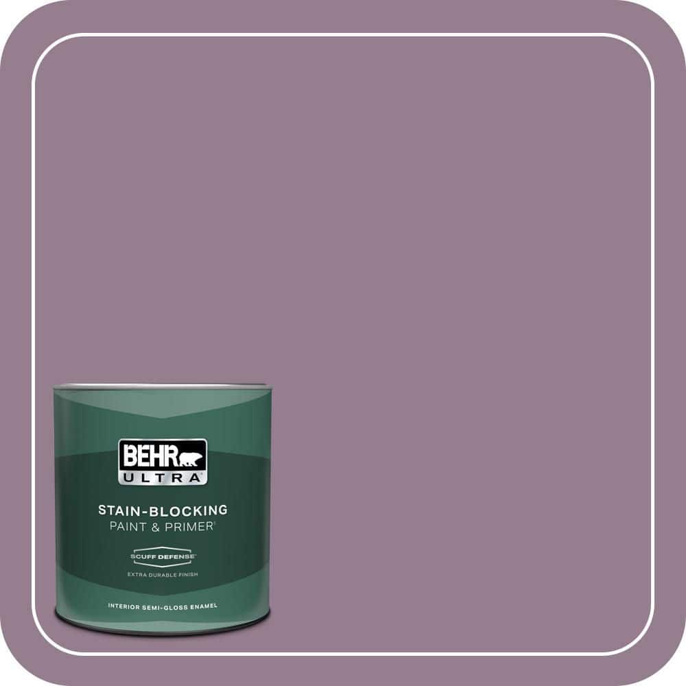 1 qt. #680F-5 Plum Swirl Extra Durable Semi-Gloss Enamel Interior Paint & Primer price history on PriceWatchPro