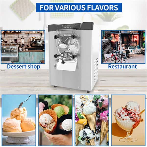 BZD 17.2 qt. Hard Ice Cream Maker in Stainless Steel with BZD 17.2 qt. Hard Ice Cream Maker in Stainless Steel with