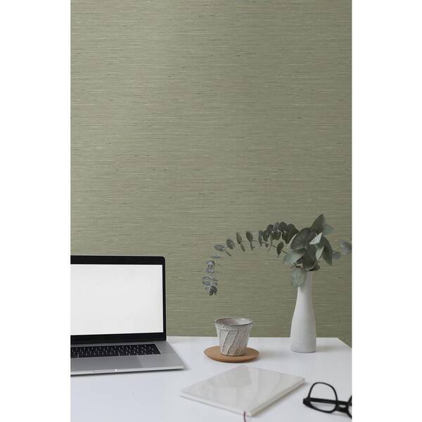 60.75 sq. ft. Coffee Bangkok Embossed Vinyl Unpasted Wallpaper Roll