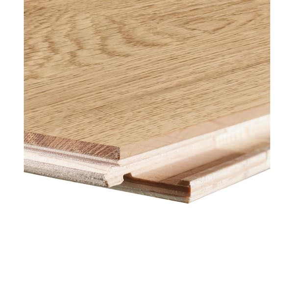 Baltic Wood Brushed European Oak 1/2 in. T x 7.19 in. W Click Lock Wire Brushed Engineered Hardwood Flooring (38.61 sq. ft./case)