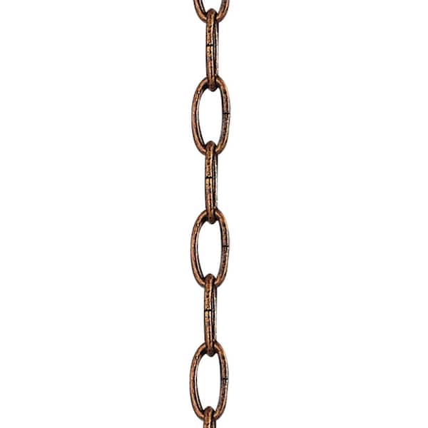Crackled Greek Bronze Standard Decorative Chain