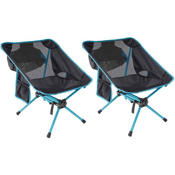 GAINOOM 2 Pack Green Folding Beach Chair Lightweight Lay Flat Lounge Chair Portable Outdoor Backpack Chair