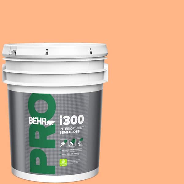 BEHR PRO 5 gal. #P210-4 Lollipop Semi-Gloss Interior Paint