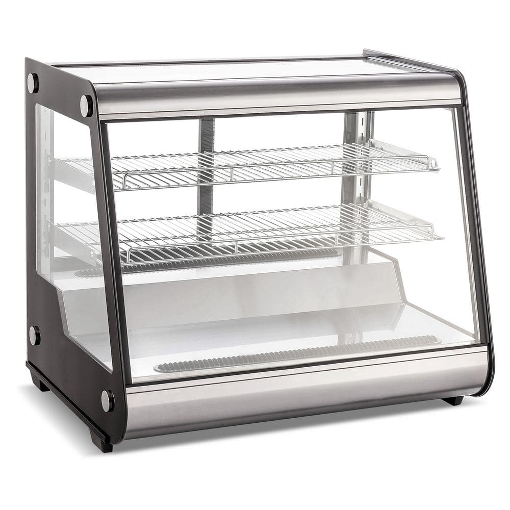 39 in. 6.5 cu. ft. Refrigerated Display Case Commercial Countertop Display Refrigerator in Black