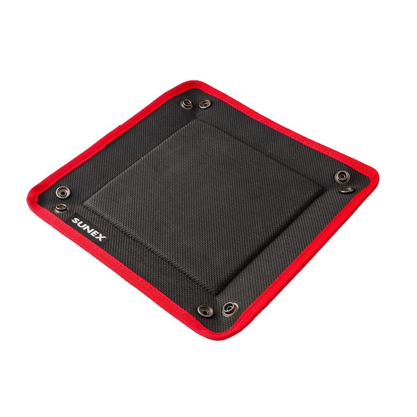 Sunex 10 in. x 10 in. x .5 in. Folding Magnetic PVC Tray SXMAGBOWL