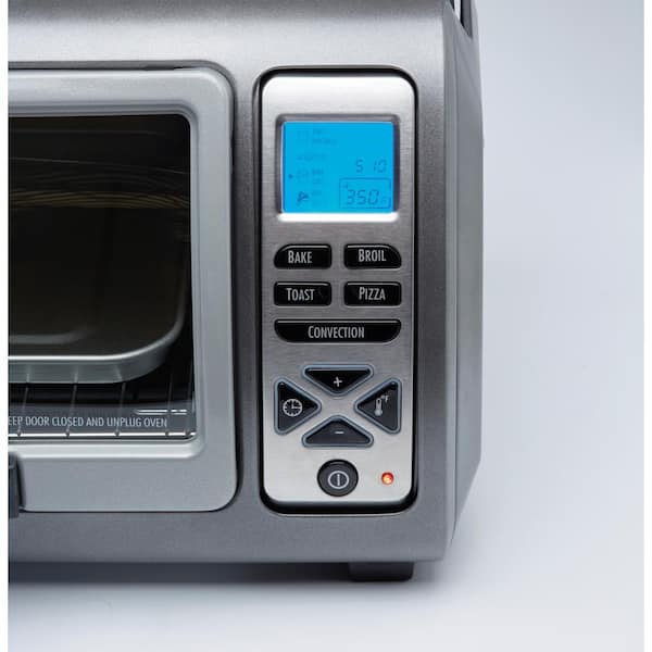 Hamilton Beach Sure-Crisp Easy Reach 1400 W 6-Slice Grey Toaster