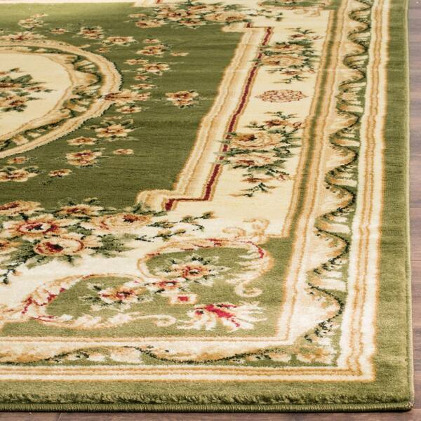 5x8  Area  Rug  Traditional  European  Yellow Floral  Design Ivory  New Carpet 