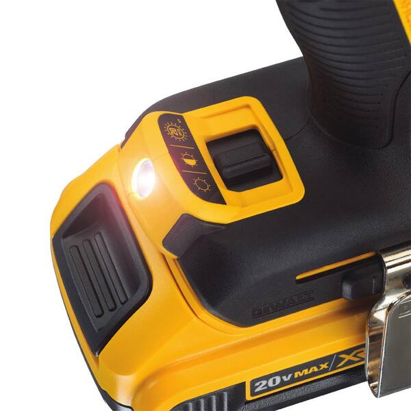 DEWALT Atomic 20-Volt MAX Cordless Brushless Compact Reciprocating Saw   Brushless Cable Stripper with 1.7 Ah Battery  Charger DCS369E1WCE151B  The Home Depot