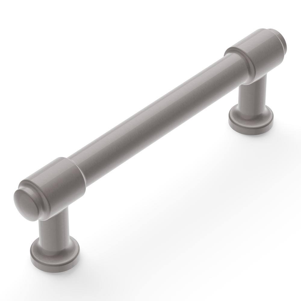 Satin Nickel Brushed Bar Cabinet Pulls with Mounting Hardware