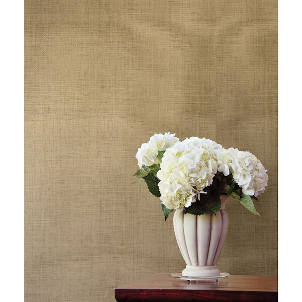 Pavel Sand Grasscloth Peelable Wallpaper (Covers 72 sq. ft.)