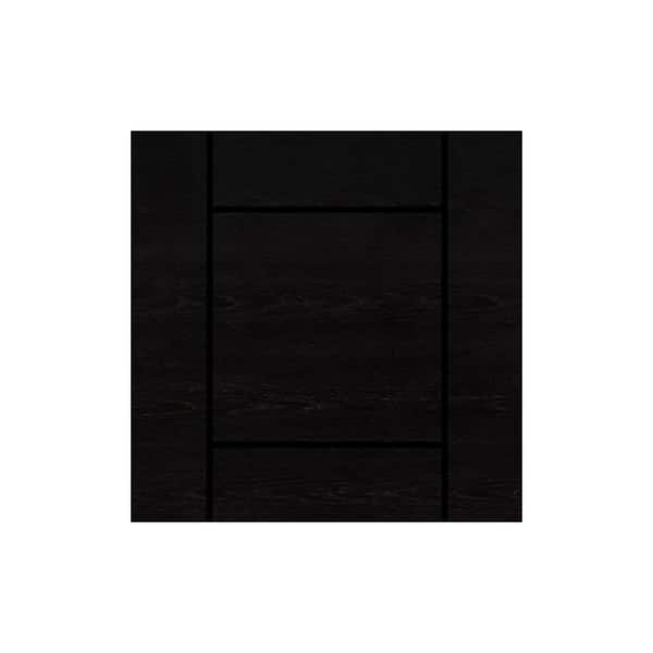 Sanibel 13 in. W x 0.75 in. D x 13 in. H in Ironwood Matte Cabinet Door Sample