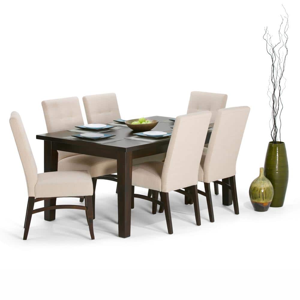 Eastwood Java Brown Solid Hardwood Rectangular Dining Table