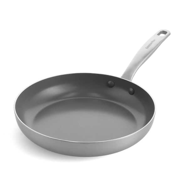 GreenPan Chatham 10 in. Tri-Ply Stainless Steel Healthy Ceramic Nonstick Frying Pan Skillet