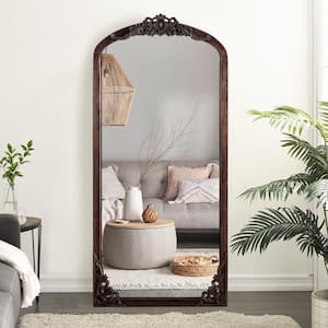 Dovelina 21 in. W x 64 in. H Classic Arch-Top Wood Framed
