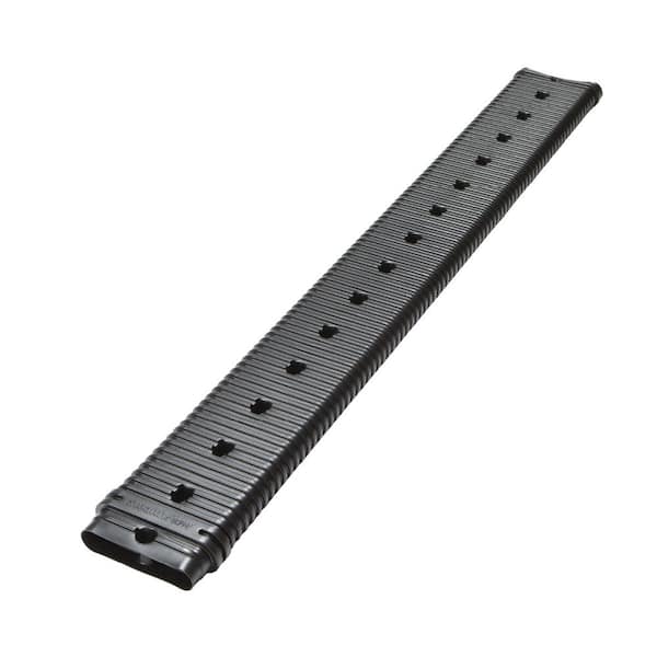 Stealth Flow 60 in. Black Vinyl Low Profile Downspout Extension only