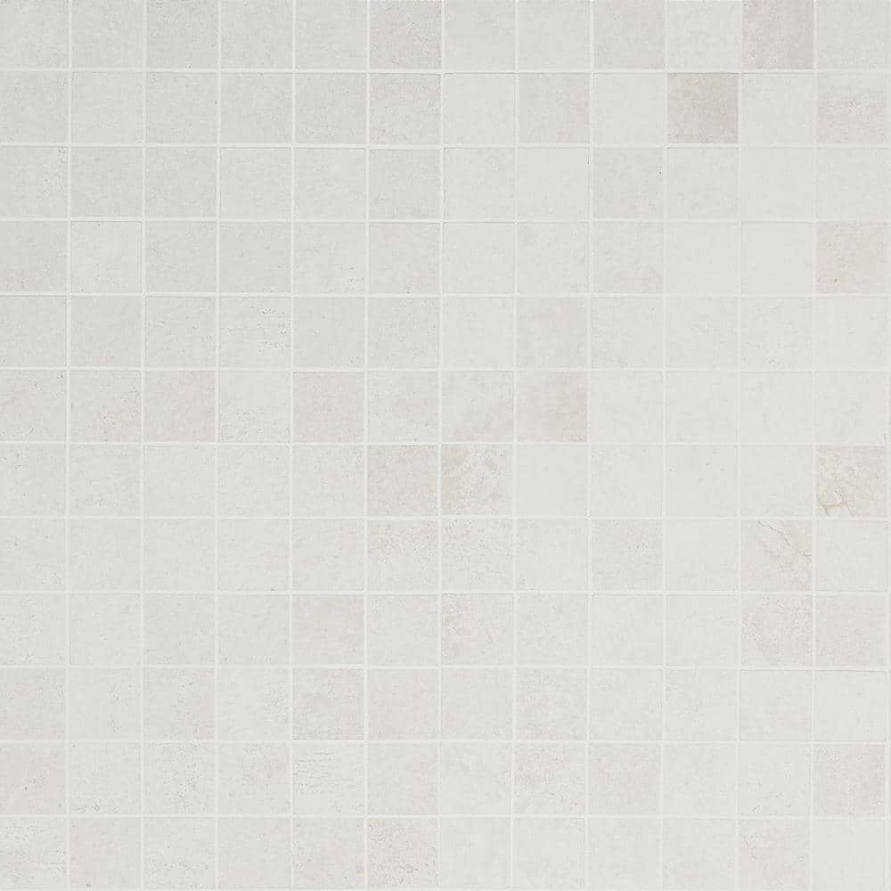 Hudson White Porcelain Mosaic Sheet Wall & Floor Tile