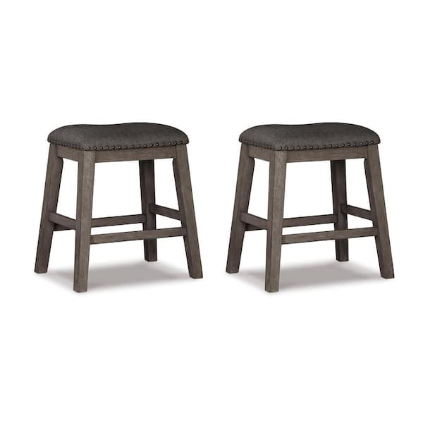 Signature DESIGN BY ASHLEY Caitbrook Gray Polyester Counter Height