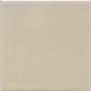 Semi-Gloss Urban Putty 4-1/4 in. x 4-1/4 in. Ceramic Wall Tile (12.5 sq. ft. / case)