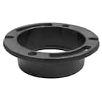 OATEY 3 In. PVC Open Offset Toilet Flange With Stainless Steel Ring 436052