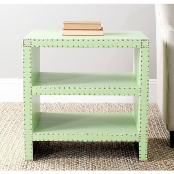 SAFAVIEH Lacey Light Green Side Table