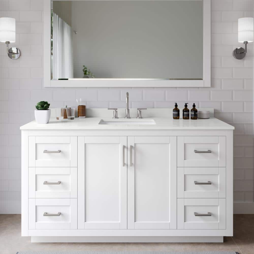 その他 Sir Vanity Timeless Wyndham Collection Miranda 60 in. W x 22 in. D x 33.75 in. H