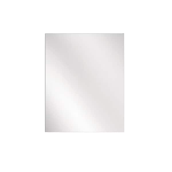 24 in. W x 30 in. H Left Swing Rectangular Aluminum Medicine Cabinet with Mirror Blum Hinges