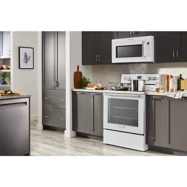 KitchenAid 30 in. 2.0 cu. ft. Over the Range Microwave in White