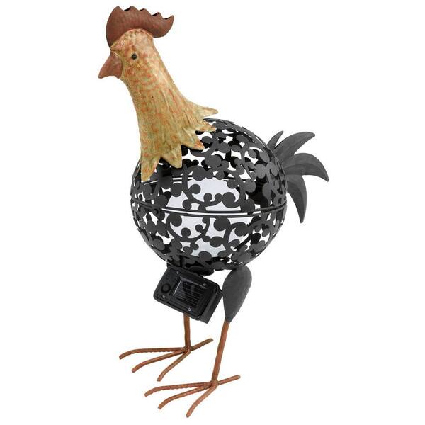 EGLO Solar LED Multi-Color Outdoor Rooster Light