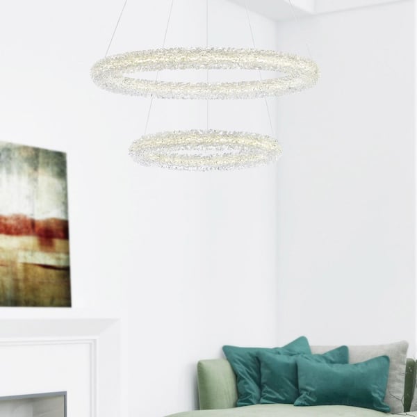 Arielle LED Chandelier With Chrome Finish