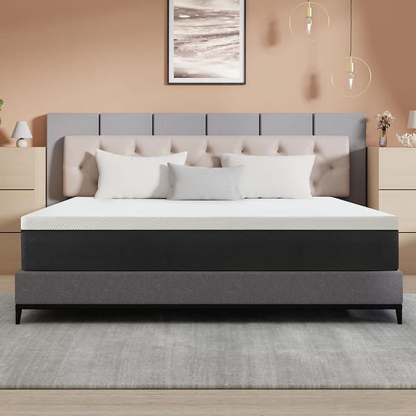 Twolike Twin Medium Memory Foam 10 in. Bed-in-a Box Mattress