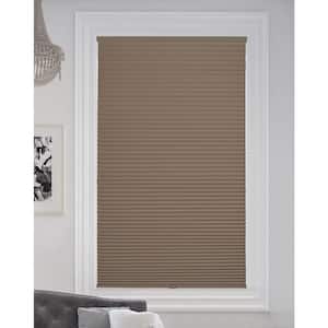 Warm Cocoa Cordless Blackout Cellular Honeycomb Shade, 9/16 in. Single Cell, 19 in. W x 48 in. H