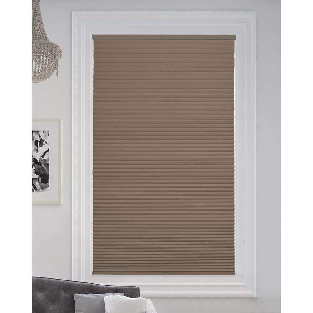 Warm Cocoa Cordless Blackout Cellular Honeycomb Shade, 9/16 in. Single Cell, 21 in. W x 48 in. H price history on PriceWatchPro