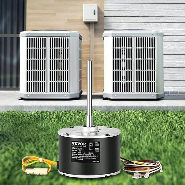 38 Watt Mini Split Condenser Fan Motor – 208-230V, 5/16" Shaft, CW/CCW – QMC-38-2CW/CCW